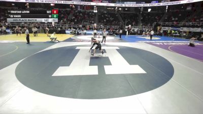 I-126 lbs 3rd Place Match - Tristan Levin, Tottenville vs EJ Vass, Valley Central