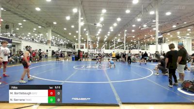 75 lbs Rr Rnd 6 - Max Bartlebaugh, D3 Training Center vs Nico Serrano, Team Nauman Wrestling Club MS