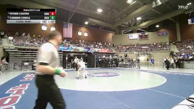 2A 132 lbs Cons. Semi - Ryder Coates, Gunnison Valley vs Conner Conca, Duchesne