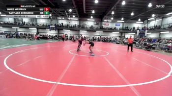 132 lbs Round Of 32 - James Westrick, Ridgefield vs Santiago Chrisjohn, Christian Brothers Academy
