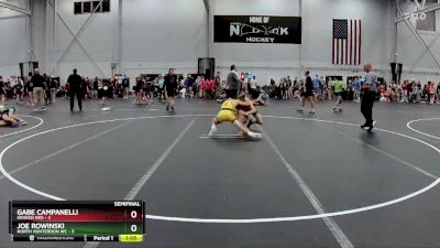 113 lbs Semis (4 Team) - Gabe Campanelli, Kraken Red vs Joe Rowinski, North Hunterdon WC