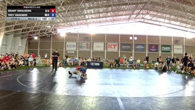 100 lbs Grady Swalberg, Utah Black vs Trey Kraemer, Minnesota Red