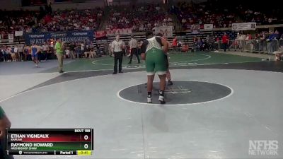 D 3 285 lbs Semifinal - Raymond Howard, Archbishop Shaw vs Ethan Vigneaux, Kaplan