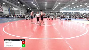 220 lbs Consi Of 32 #1 - Gavin Gentille, IL vs LeFabian Williams, GA