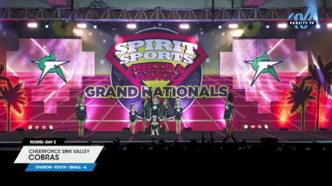 CheerForce Simi Valley - Cobras [2025 L2 Youth - Small - A Day 2] 2025 Spirit Sports Grand Nationals