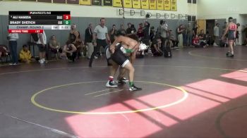 174 lbs Champ. Round 2 - Brady Svetich, Cuesta College vs Ali Hamzia, Santa Rosa Junior College