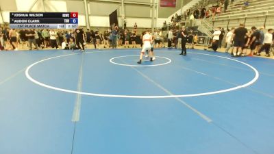 138 lbs 3rd Place Match - Joshua Wilson, Reality Sports Wrestling Club vs Audon Clark, Toppenish Badboy Wrestling