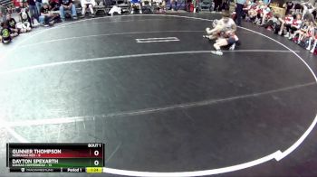 80 lbs Round 1 (6 Team) - Dayton Spexarth, Kansas Copperhead vs Gunner Thompson, Nebraska Red