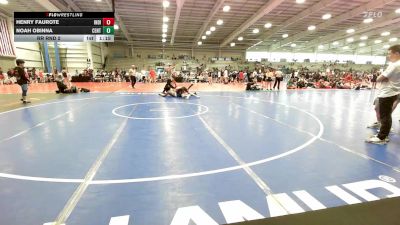 145 lbs Rr Rnd 2 - Henry Faurote, Indiana Outlaws White vs Noah Obinna, CentralMD Blue