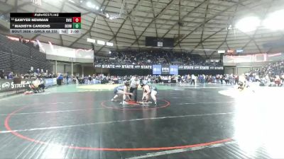 Girls 4A 235 lbs Quarterfinal - Sawyer Newman, Davis (Girls) vs Madisyn Cardens, Skyview (Girls)