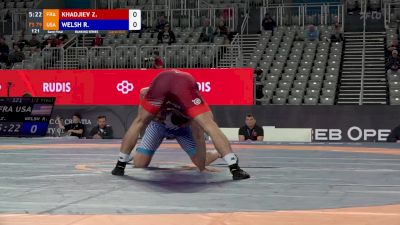 79 kg Semifinal - Rocco Welsh, USA vs Zelimkhan Khadjiev, FRA