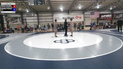 92 kg Cons. Rd Of 16 - Michael Calcagno, Tar Heel Wrestling Club vs Geoffery Freeman, UIU