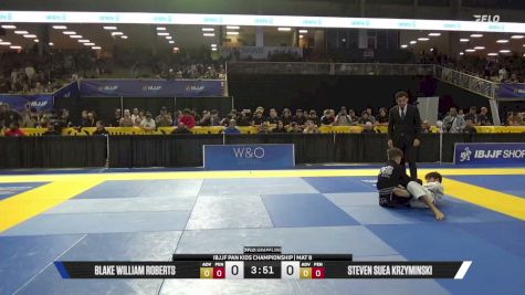 Blake William Roberts vs Steven Suea Krzyminski 2026 Pan Kids Jiu-Jitsu IBJJF Championship