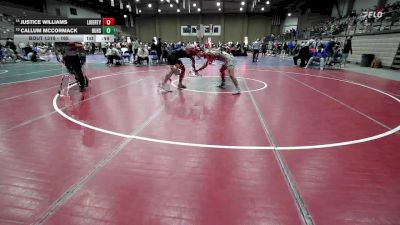 165 lbs Cons. Round 5 - Callum Mccormack, Buford vs Justice Williams, Liberty