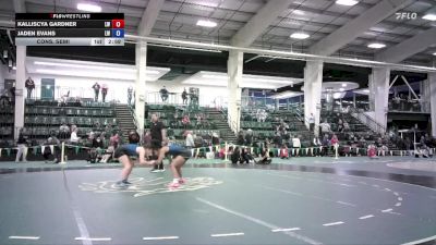 117 lbs Cons. Semi - Jaden Evans, Lindsey Wilson vs Kalliscya Gardner, Lindsey Wilson