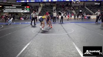 175 lbs 2nd Place Match - Houston Schletzbaum, Effingham vs Vohn Williams, Chaparral Kids