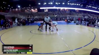 125 lbs Semifinal - Zao Estrada, Daughters Of Zion vs Kaitelynn Oliver, South Dade High School