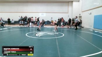 157 lbs Cons. Round 3 - Conner Yerka, Layton vs Boston Horrocks, Union