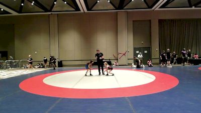 57 lbs Champ. Round 1 - Evangeline Ballay, TN vs Lillee Yun, GA