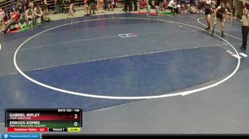 146 lbs Quarterfinal - Eriksen Komrs, Iron Co Wrestling Academy vs Gabriel Ripley, Pride Wrestling