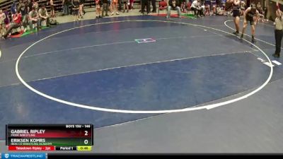 146 lbs Quarterfinal - Eriksen Komrs, Iron Co Wrestling Academy vs Gabriel Ripley, Pride Wrestling