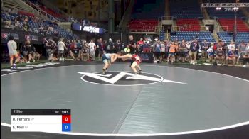 113 lbs Rnd Of 64 - Ryan Ferrara, New York vs Easton Mull, Pennsylvania