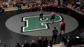 285 lbs Quarterfinals (8 Team) - Elijah Schunke, Brandon Valley vs Cooper Hodge, Harrisburg