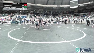 60 lbs Round Of 32 - Jae Constant, Vian Wrestling Club vs Christian Albanil, Checotah Matcats