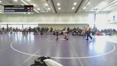 144 lbs Cons. Round 2 - Landon Weidler-Jensen, Southwest Wrestling Academy vs Micah Davis, SBTC