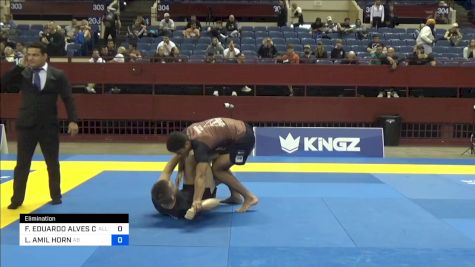 FRANCISCO EDUARDO ALVES COS vs LONDON AMIL HORN 2024 Pan IBJJF Jiu-Jitsu No-Gi Championship