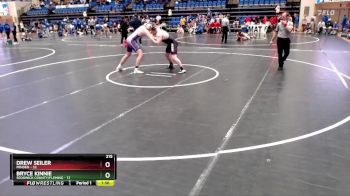 215 lbs Round 1 - Drew Seiler, Minden vs Bryce Kinnie, Sedgwick County/Fleming