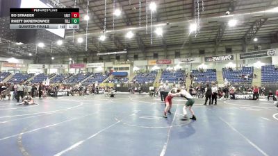 106 lbs Quarterfinal - Bo Strader, Eastside United vs Rhett Skretkowicz, Teller Takedown