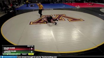 106 lbs Champ. Round 2 - Kaleb Runde, Holmen vs Lawson Eller, New Prague