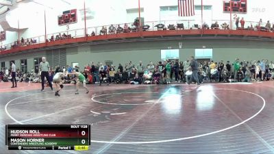 65 lbs Quarterfinal - Mason Horner, Contenders Wrestling Academy vs Hudson Roll, Perry Meridian Wrestling Club