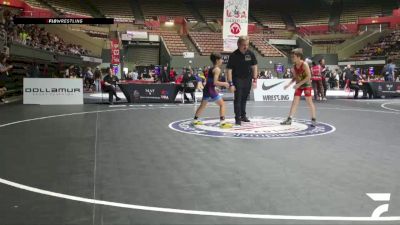 Cons. Round 1 - Braddock Titov, Team Temecula /Pin Club vs Michael Geronimo, Lion Of Judah Wrestling Academy