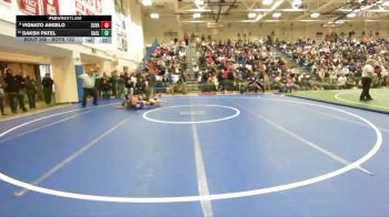 Boys 132 lbs Cons. Round 1 - Daksh Patel, Santa Clara Boys vs Vignato Angelo, Scotts Valley Boys