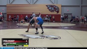 157 lbs Semifinal - Diego Machado, St. Ambrose University vs Nathan Callaway, Millikin
