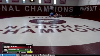 157 lbs Semifinal - Bryce McDonough, Luther vs Michael Schliem, Wartburg