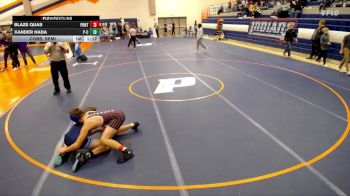 144 lbs Cons. Semi - Blaze Quas, Pontiac vs Xander Hada, Prairie Central