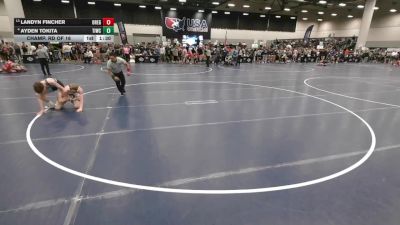 120 lbs Champ. Rd Of 16 - Landyn Fincher, Oregon vs Ayden Tokita, Team Idaho Wrestling Club