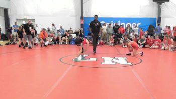 35 lbs Rr Rnd 3 - Lila Carson, Badger Girls Elite - W vs Josie Wisecup, Charlies Angels- W