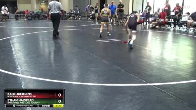 100 lbs Cons. Round 2 - Kade Juergens, Buckhorn Youth Wrestling vs Ethan Halstead, Darkhorse Wrestling Academy