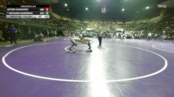 120 lbs Consi Of 16 #1 - Jayden Zaragoza, Lompoc vs Jeovanni Guerrero, Clovis East