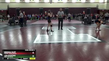 120 lbs Cons. Round 2 - Brenna Ruff, Prairie, Cedar Rapids vs Lexi Bunting, West Delaware