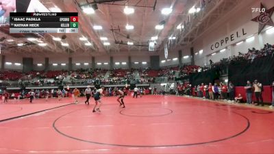 190 lbs Cons. Round 1 - Isaac Padilla, Coronado vs Nathan Heck, Keller