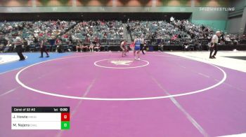 138 lbs Consi Of 32 #2 - Judah Howie, Meridian - B vs Matthew Najera, Carlsbad