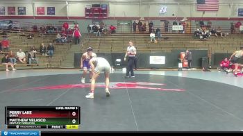 133 lbs Cons. Round 3 - Perry Lake, Quincy vs Matthew Velasco, Kentucky Wesleyan