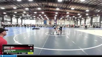 110 lbs Rd# 8- 12:30pm Saturday Final Pool - Johnny Bell, Iowa Black vs Carter Evans, Minion Black