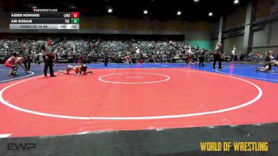 80 lbs Consi Of 16 #2 - Aiden Howard, Legacy Elite Wrestling Club vs Ari Sobaje, The Empire