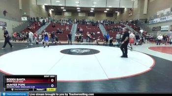 120 lbs Round 3 - Boden Banta, Upper Valley Aces vs Hunter Pope, Bonners Ferry Wrestling Club